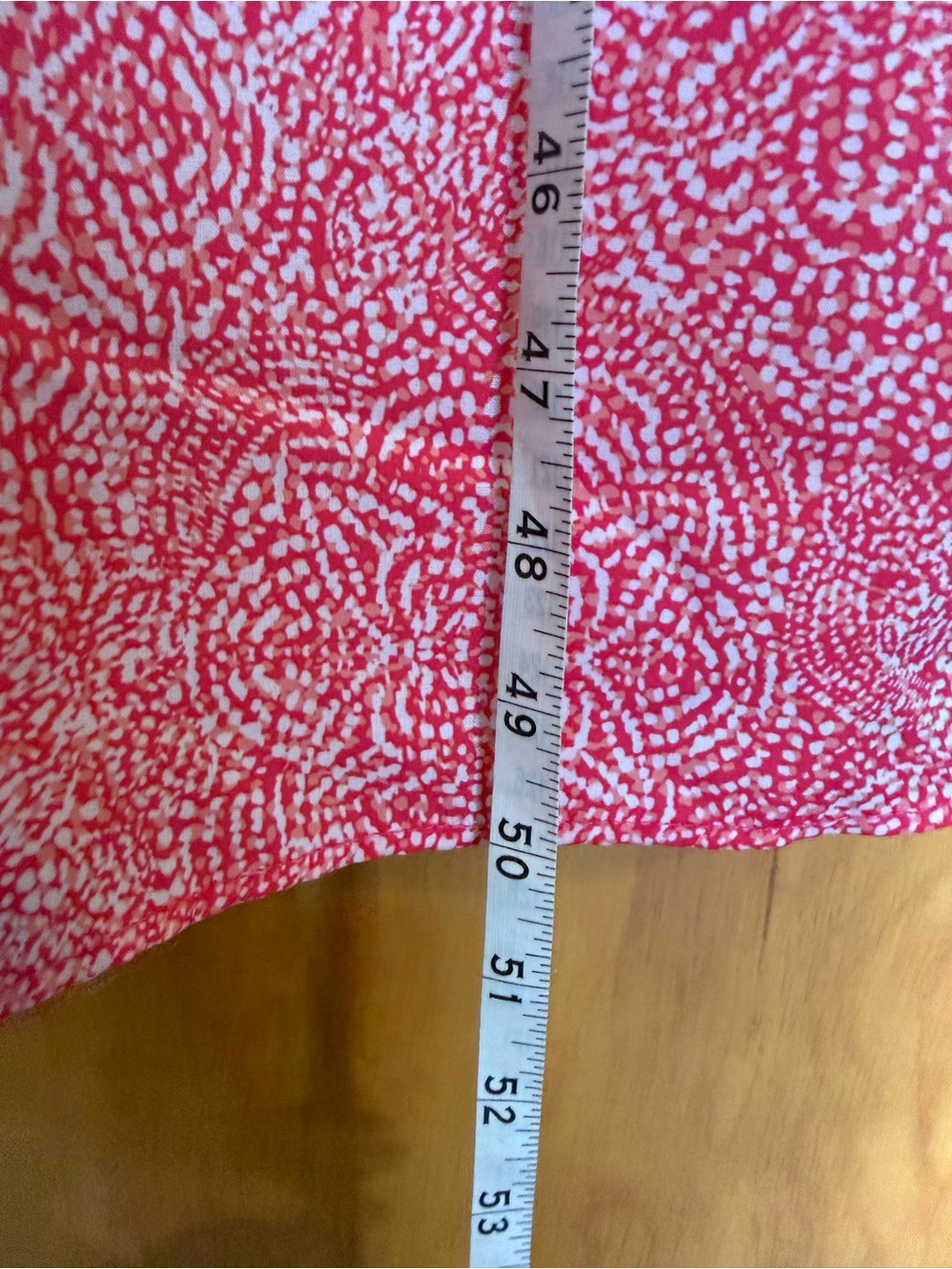 Rip Skirt Hawaii Sleeveless Red White Patterned Women’s Sundress Size L - Picture 6 of 12